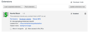 NonAd Block - chrome-plugin