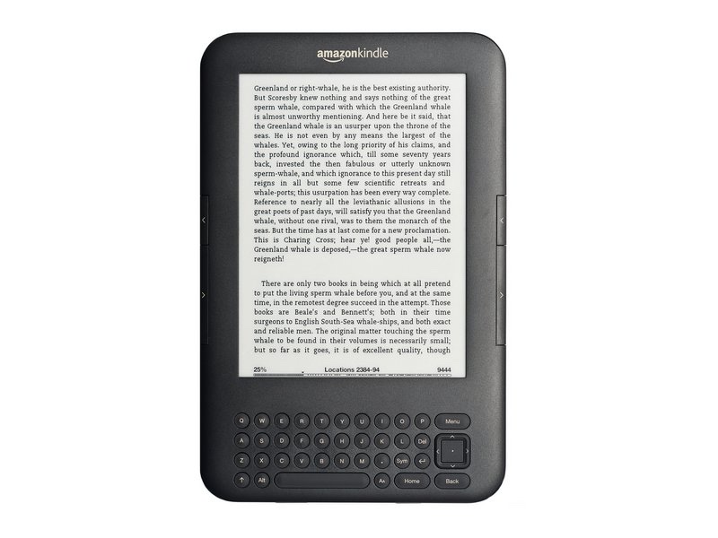 Kindle 3 released