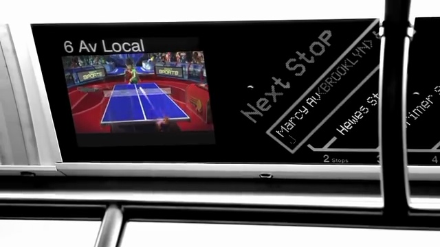 Xbox Kinect table tennis tournament