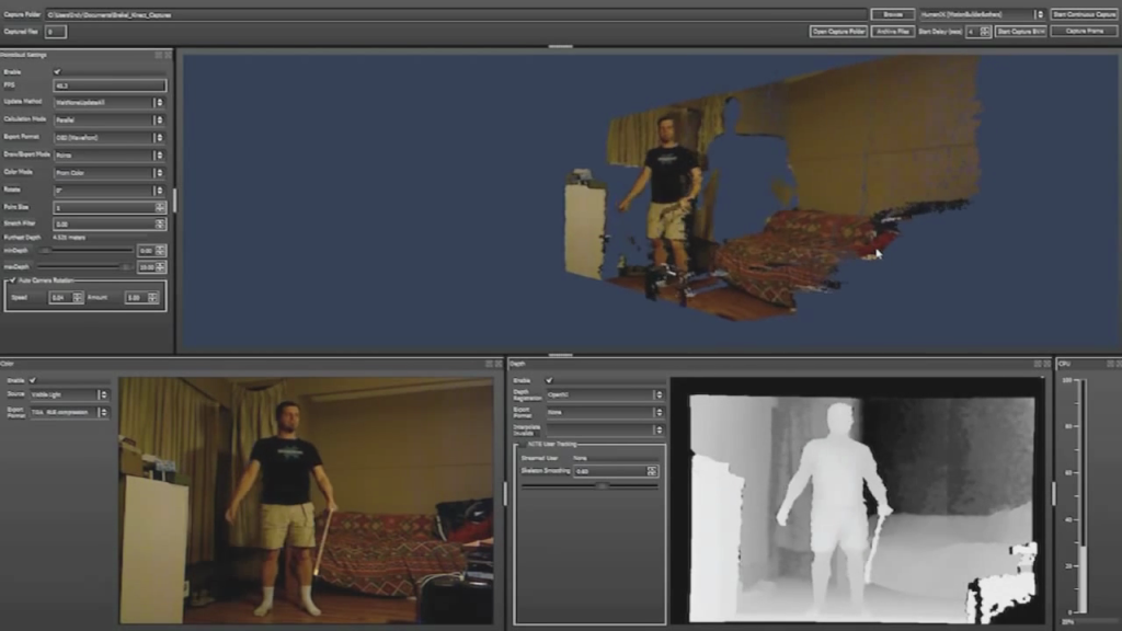 Kinect Motion Capture for Animation