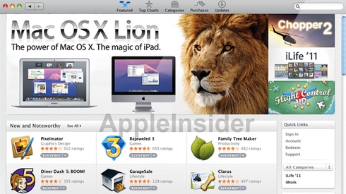 mac osx lion