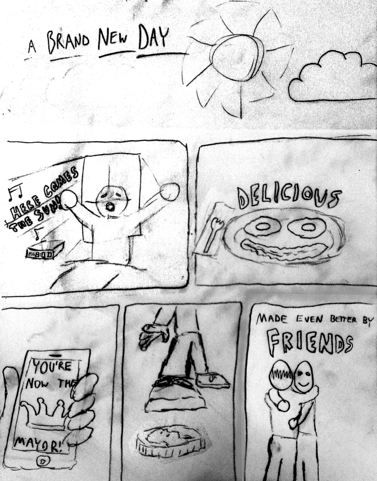 six panel comic