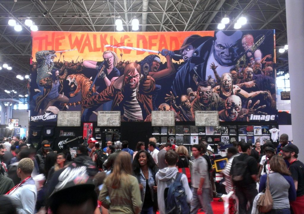 NYCC The Walking Dead Booth