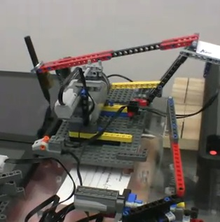 Kno stylus tested with Lego robots