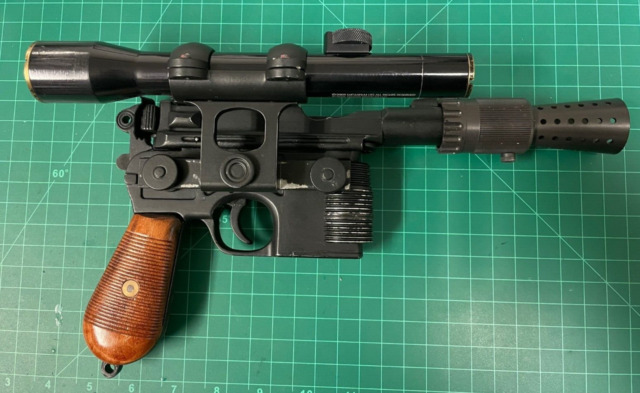 Han Solo blaster prop toy